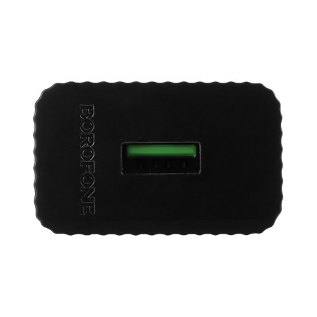 BOROFONE Зарядное устройство модель BAS72A, USB-A QC 18W, цвет: черный