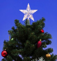 Звезда на елку ULD-H1515-010/STB/2AA STAR-2 10LED 15x15см, 2xAA (не в/к) IP20 Uniel