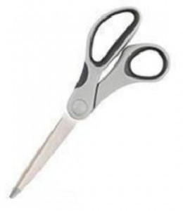 Ножницы детские Attache 13 см с пласт.прорезинен.ассимитр ручками 167355