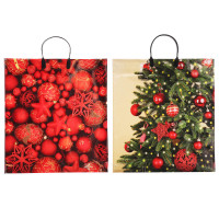 Пакет с пластиковой ручкой  40*44+3 «Новый год» 2 дизайна в асс.