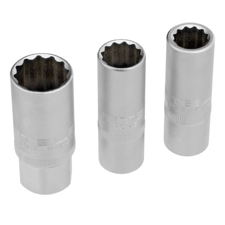 Набор инструментов, 1/4", 3/8", 1/2", Cr-V, S2, усиленный кейс, 216 предметов Stels