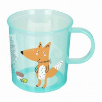 Кружка детская с нескользящим дном 200мл зеленый 431323309 Бытпласт