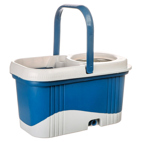 Набор для уборки с отжимом и смен.насадкой тм VETTA, доп.насадка, ведро 12л, метал.отжим, пластик