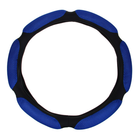 РОКОТ Оплетка на руль, анатомическая, размер М (38 см), черно-синий