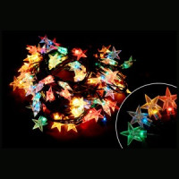 Гирлянда Star-100-5-MC &quot;Звезды&quot; 100ламп разноцвет 5м 8 режимов, арт.101549