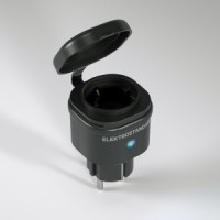 Elektrostandard Wi-Fi Умная розетка 3500W IP44 59x59x95 черный IP44 76103/00 a065376