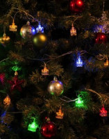 Гирлянда-нить ULD-S0280-020/DTA CUBES &quot;Кубики&quot; 20LED разноцв. 2,8м, 8реж. прозр.провод IP20 2W Uniel