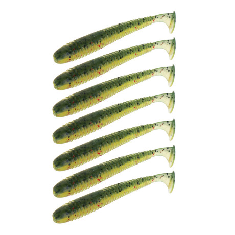 KAIDA Приманка силиконовая ТВИСТЕР 3,5", 9см, 4гр, HT007, 7шт