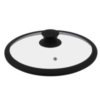 SATOSHI/BY COLLECTION Крышка стекло/силикон с ручкой, 24см