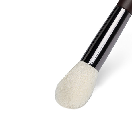 ЮНИLOOK Кисть для румян и сухих текстур, натуральный ворс, дерево, металл, 18см