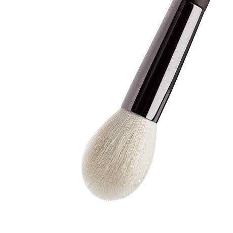 ЮНИLOOK Кисть для румян и сухих текстур, натуральный ворс, дерево, металл, 18см