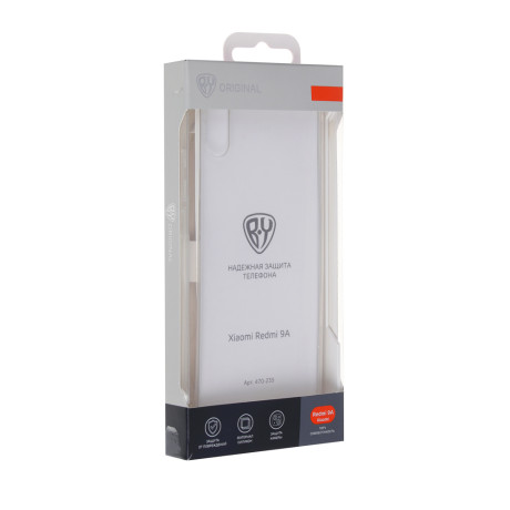 BY Чехол для смартфона Прозрачный, Xiaomi Redmi 9A, силикон