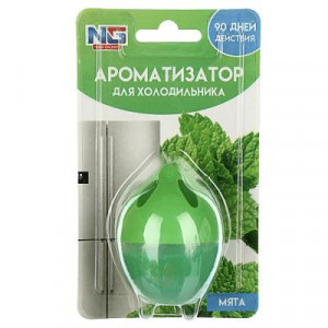 NEW GALAXY Ароматизатор для холодильника, 4 аромата (лимон, мята, огурец, цитрус)