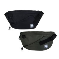 Сумка-бананка из водооталкивающей ткани тм ЮL Инновикс, 3 отделения, ПЭ, 33х17см, 2 цвета, КЖС24-04