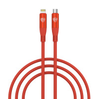 BY Кабель для зарядки Flexi Type-C-iP, 1 м, 2,4 А, Быстрая зарядка 22W, оранжевый