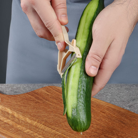 SATOSHI Овощечистка 4в1, 15х7см, нерж.сталь