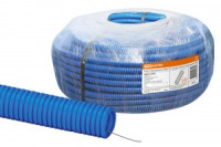 TDM Труба гофрированная ПНД d 16 с зондом (100 м) легкая синяя (цена за 1м.) (100!) SQ0413-0021