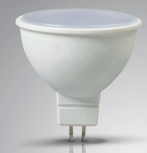 LEEK MR16 GU5.3 220V 5W(400lm) 4000K 4K 49x49 матов. LE010504-0056