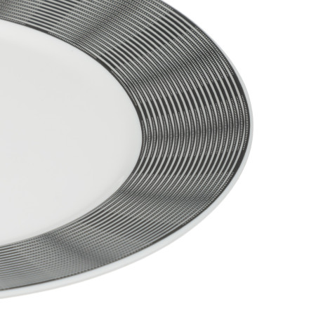 MILLIMI Графит Тарелка десертная, опаловое стекло, 19см