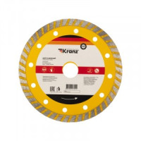 Диск алмазный отрезной Turbo 150x22.2x2.4x10 мм KRANZ (цена за шт) KR-90-0122