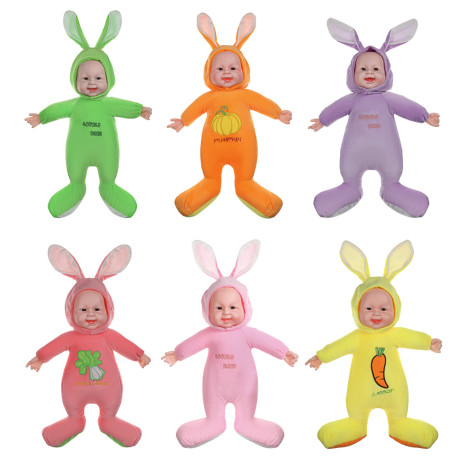 ИГРОЛЕНД Пупс с мягким телом, 50 см, полиэстер, PVC, 6 видов