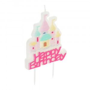 FNtastic Набор свечей для торта, с тортом, 16 см, 2 цвета, парафин, арт С1