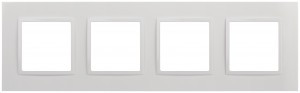 ЭРА Elegance Classic рамка пластик СУ 4 мест., белый 14-5014-01  60586
