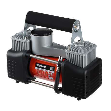 NEW GALAXY Компрессор автомоб, крокодилы к АКБ, 2-х поршн, шланг 5м, в сумке, 12V, 300W, 85л/м