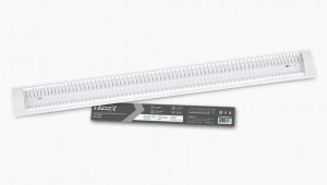 ASD/NEOX св-к линейный под св/д лампу SPO-40R 2xLED-Т8-1200 с решеткой G13 1245x120x46 IP40 1177