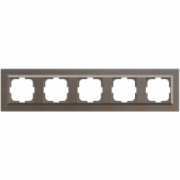 OVIVO Рамка СУ 5 местн. QUANTUM, медь, 405-330000-250