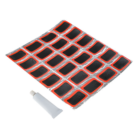 ЕРМАК Заплатки для ремонта шин 24 предмета, прямоугольные, 48x33мм