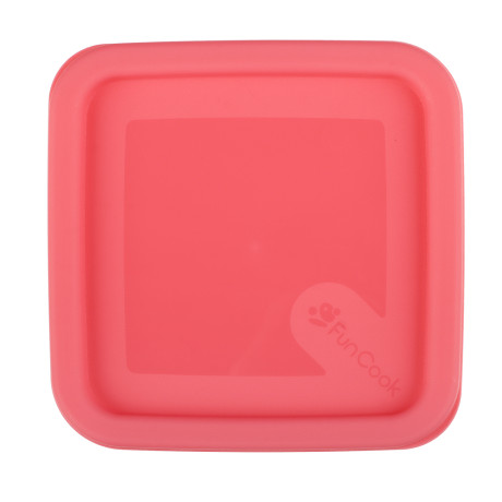 Набор контейнеров пищевых квадратных, 3шт, 0,63л, пластик, 3 цвета