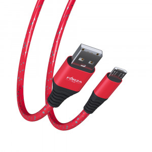 FORZA Кабель для зарядки Звёздное небо Micro USB, 1м, 2А, 4 цвета, пакет