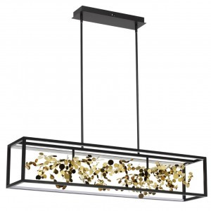 ODEON LIGHT 5065/65L L-VISION ODL24 393 чер./зол./мет/мет Люстра LED 1x65W 4000K BILD 85