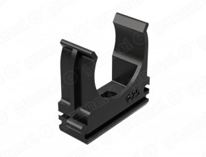 GREENEL крепеж-клипса d25мм для жестк. и гофр. труб ЧЕРНЫЙ(уп.90шт,цена за шт)GE50142-05