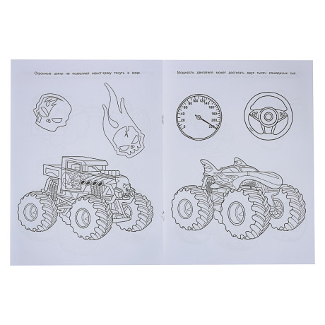 УМКА Раскраска "Чудо-раскраска", бумага, 21,4х29 см, 8 стр., 10 дизайнов
