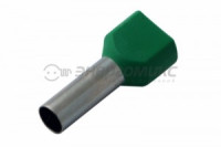 REXANT наконечник штыревой втулочный изолир. НШВИ(2) 6,0-14, зеленый (уп.100шт, цена за шт) 08-2811