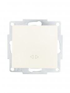 Lezard VESNA мех. выкл. СУ 1 кл. 10А (промеж.) перламутр (корп. ABS)  742-3088-107