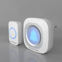 Elektrostandard Звонок беспроводной 200м 74х74х74 белый DBQ25M WL IP44 a047175