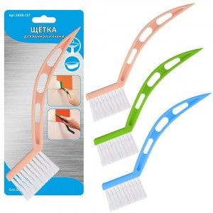 Щетка д/ванной и кухни (кратность 6шт!!!), пластик SB58-157 Мультидом
