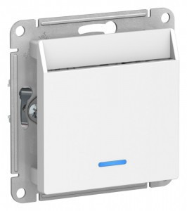 Systeme Electric AtlasDesign мех. карточного выкл. СУ 1 кл. бел. (пл.осн.) ATN000167 (10!)