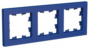 Systeme Electric AtlasDesign рамка СУ 3 мест. аквамарин ATN001103 (5!)