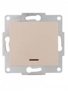 Lezard KARINA мех. выкл. СУ 1 кл. 10А инд. крем (корп. ABS) 707-0388-111