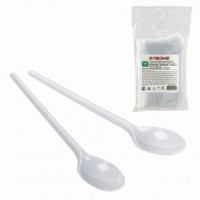 Ложки чайн. однораз. ЛАЙМА &quot;Эталон&quot;, комплект 100 шт., пласт., 125 мм, белые, 603081