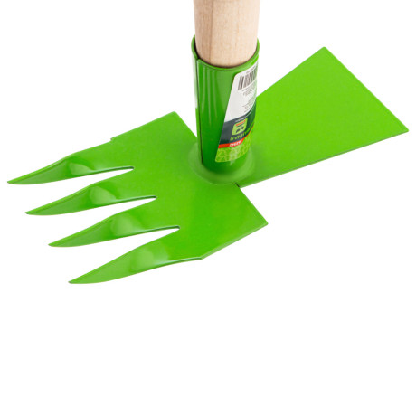 Мотыжка комбинированная, 80 х 380 мм, стальная, деревянная рукоятка, Агроном, Сибртех