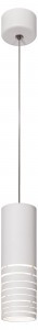 ЭРА св-к св/д подвес. спот цилиндр PL22 WH MR16 GU10 белый 60x200 58507