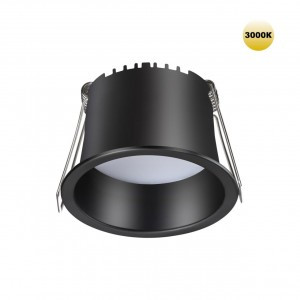NOVOTECH 359233 SPOT NT23 000 черн св-к встр.св/д IP20 LED 6W 220V 360lm 3000К TRAN