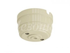 МЕЗОНИНЪ коробка ОУ потолочная для светильников фарфор D70x45, слоновая кость GE70811-02