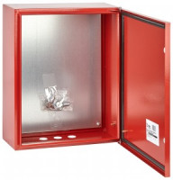 ЭРА SIMPLE щит с монажной панелью метал ЩМПг-06 (500х400х175) IP54 красный 3643