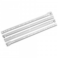 Направляющие роликовые 450/0,8 мм серый (комплект 2шт, цена за комплект) (25) StahlBuro